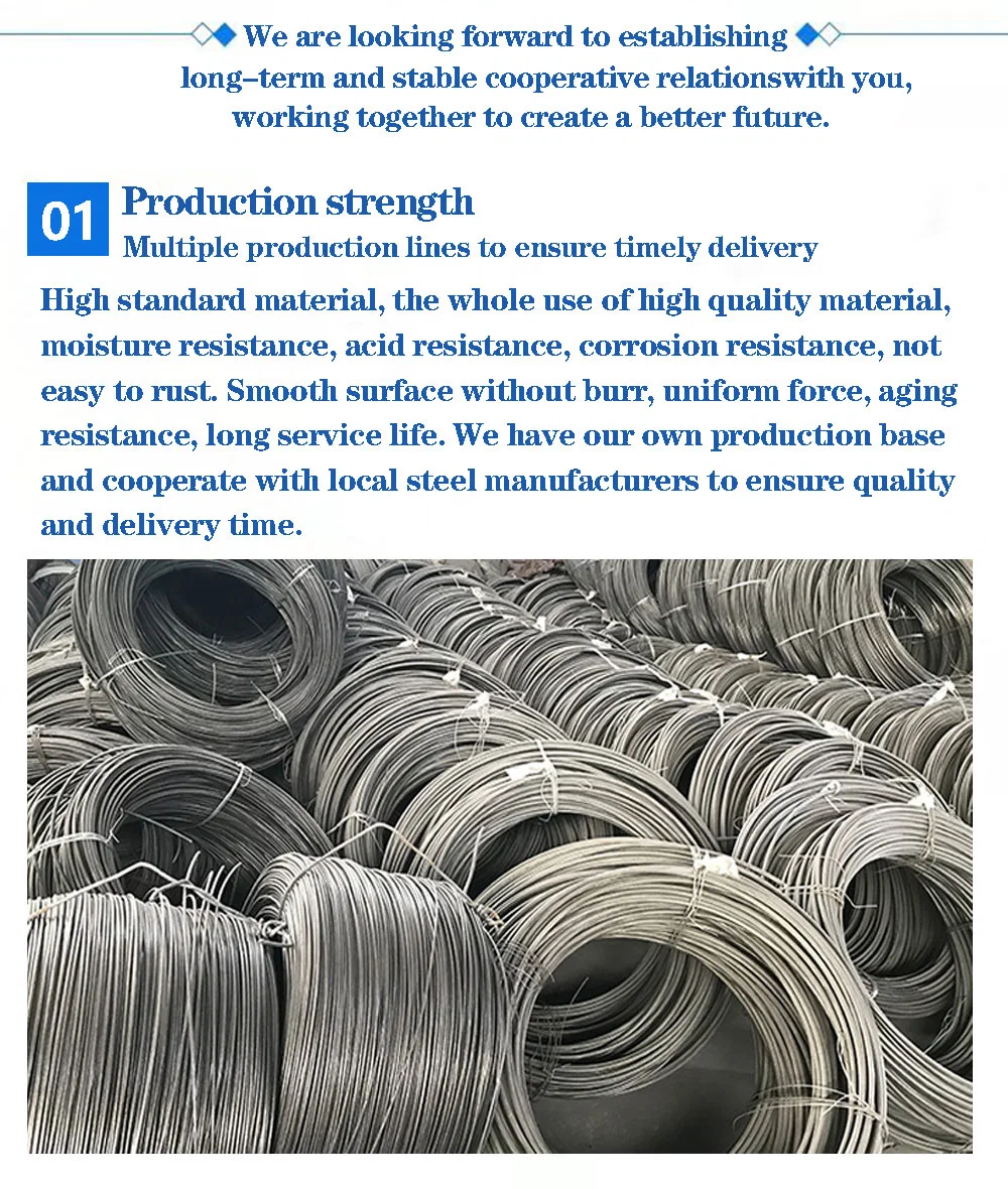 Q195 Material /Bwg6#-26# /Galvanzied/ Plastic Coated Wire